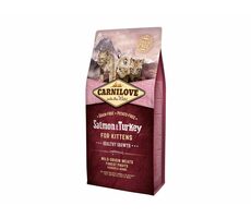 CARNILOVE Katze getreidefrei Lachs&Truthahn Kätzchen 6kg / Ganzheitliches Alleinfuttermittel für Kätzchen / ohne Getreide und Kartoffeln 
