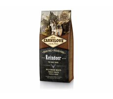 CARNILOVE Hund Rentier für Erwachsene 12 kg / Ganzheitliches Alleinfuttermittel für ausgewachsene aktive Hunde / ohne Getreide und Kartoffeln / Endverkauf