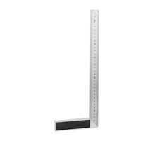 Deli Tools EDL302350 / Winkellineal / Stahl / Länge 350 mm