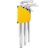 Deli Tools EDL3088 Inbusschlüsselsatz / Größen 1,5 & 2 & 2,5 & 3 & 4 & 5 & 6 & 8 & 10 mm