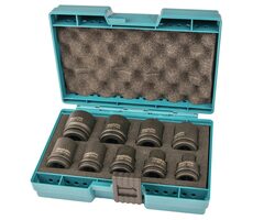 Makita D-41517 Satz mit 9 Steckschlüsseln 1/2" 8-24 mm