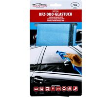 XANTOS 514203 Glasreinigungstuch DUO blau / 40 x 40 cm
