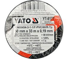YATO YT-8177 / Isolierband 55 x 0,19 mm x 33 m schwarz