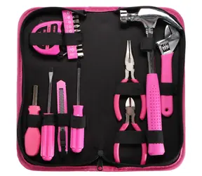 SIXTOL HOME PINK 20 / Werkzeugset / Kohlenstoffstahl / 20-tlg