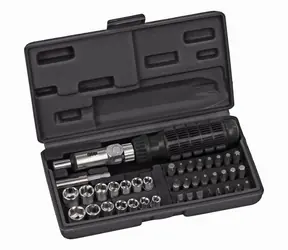 KREATOR KRT500101 / Ratschenschraubendreher / 1/4" / 23 Bits / 14 Schlüssel