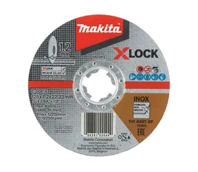 Makita E-00418 Trennscheibe für Edelstahl X-LOCK 125x1,2mm
