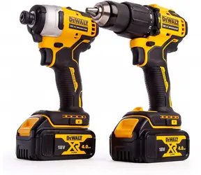 DeWalt DCK2062M2T / Set Akku-Werkzeuge Bohrhammer & Schlagschrauber / 18 V / 2x 4Ah / Koffer
