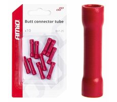 AMiO Isolierte Steckverbinder - Stecker rot 10A / Satz  10 Stk