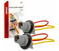 AMiO T15 Lampenfassung - Set mit 2 Stück