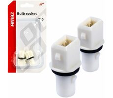 AMiO T10 Lampenfassungen - Set mit 2 Stück