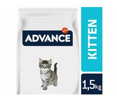 ADVANCE CAT Kitten 1,5kg / Super Premium Futter (Granulat) / für Kätzchen im Alter von 2 bis 12 Monaten und trächtige und säugende Katzen