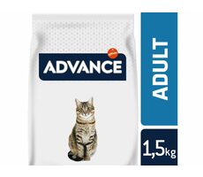 ADVANCE CAT Adult Huhn und Reis 1,5 kg / Super-Premium-Futter (Granulat) / für erwachsene Katzen