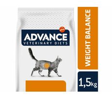 ADVANCE-VD Cat Weight Balance 1,5kg / Diätfutter (Granulat) / für erwachsene Katzen zur Reduzierung von Übergewicht