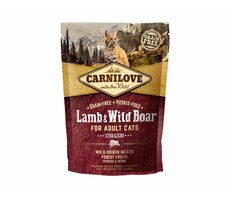 Carnilove Cat Grain Free Lamb&Wild Boar Adult Sterilised 400g / Granulat für Katzen / für sterilisierte Katzen