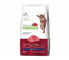 Trainer Natural Cat Adult Rind 1,5kg / Granulat für Katzen / für erwachsene Katzen ab einem Jahr