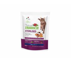 Trainer Natural Cat STERILISED Lachs 300g / Granulat für Katzen / für sterilisierte erwachsene Katzen