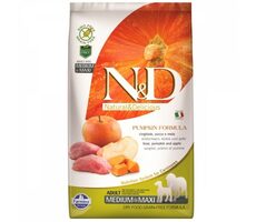 N&D Grain Free Pumpkin Adult Medium/Large Boar & Apple 12 kg / Futter für erwachsene Hunde mittlerer und großer Rassen
