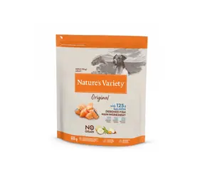 Nature's Sorte Original für kleine Hunde mit Lachs 600g / Alleinfuttermittel für ausgewachsene Hunde kleiner Rassen bis 10 kg