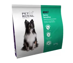 Pet Royal Adult Senior Sensitive 2,7kg / Alleinfuttermittel für ältere Hunde und Hunde mit empfindlicher Verdauung