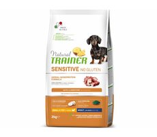 Trainer Natural Sensitive No Gluten Adult Mini Ente 2kg / Alleinfuttermittel für ausgewachsene Hunde kleiner Rassen