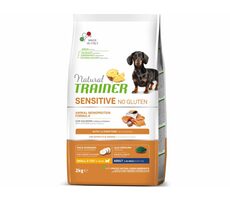 Trainer Natural Sensitive No Gluten Adult Mini Lachs 2kg / Alleinfuttermittel für ausgewachsene Hunde kleiner Rassen