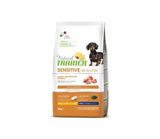 Trainer Natural Sensitive No Gluten Adult Mini Pork 2kg / Alleinfuttermittel für ausgewachsene Hunde kleiner Rassen