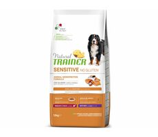Trainer Natural Sensitive No Gluten Maturity Medium/Maxi Lachs 12kg / Alleinfuttermittel für mittelgroße und große Hunderassen