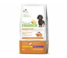 Trainer Natural Sensitive No Gluten Maturity Mini Lachs 2kg / Alleinfuttermittel für ausgewachsene Hunde kleiner Rassen