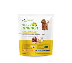 Trainer Natural Small&Toy Adult Schinken und Reis 800g / Alleinfuttermittel für ausgewachsene Hunde kleiner und Miniaturrassen