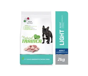 Trainer Natural Weight care Mini Geflügelfleisch 2kg / Alleinfuttermittel für ausgewachsene Hunde kleiner und Minirassen