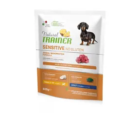 Trainer Sensitive No Gluten Adult Mini Lamm und Reis 800g / Alleinfuttermittel für ausgewachsene Hunde kleiner und Minirassen