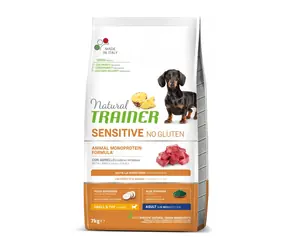 Trainer Sensitive No Gluten Adult Mini lamb&rice 7kg / Komplettfutter für ausgewachsene Hunde kleiner und kleiner Rassen