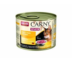 Animonda Carny Senior Dosenfutter für Katzen Huhn + Käse 200g