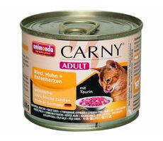 Animonda Carny Adult Dose für Katzen Rind+Huhn+Entenherz 200g