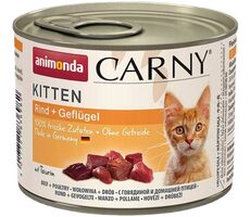 Animonda Carny Canned Kitten für Katzen - Geflügelcocktail 200 g