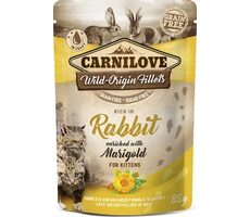 Carnilove Katzenbeutel Kaninchen mit Ringelblume 85g / Beutel für Katzen