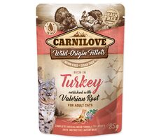 Carnilove Katzenbeutel Truthahn mit Baldrian 85g / Beutel für Katzen