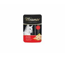 Finnern Miamor Feine Filets Hähnchen+Tomate in Soße Beutel 100g
