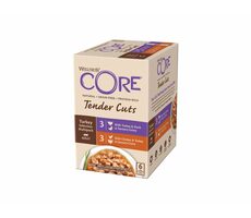 Wellness Core Cat Tender Multipack Truthahn Auswahlbeutel 510g