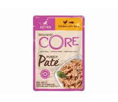 Wellness Core Cat Paté Kitten Huhn und Thunfisch Beutel 85g