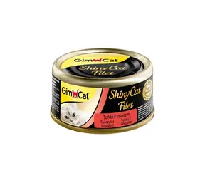 GIMBORN GimCat ShinyCat Thunfischfilet mit Lachs Dose 70g