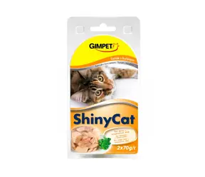 GIMBORN Gimpet ShinyCat Thunfisch + Hühnchen aus der Dose 2x70g
