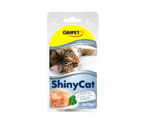 GIMBORN Gimpet ShinyCat Thunfisch + Garnelen in der Dose 2x70g