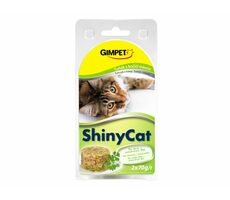 GIMBORN Gimpet ShinyCat Thunfisch + Katzengras Dose 2x70g