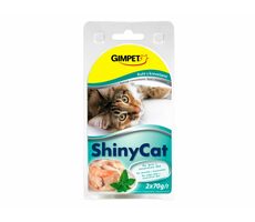 GIMBORN Gimpet ShinyCat Garnelen + Hühnchen aus der Dose 2x70g