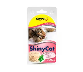 GIMBORN Gimpet ShinyCat Krabben+Hähnchenkonserven 2x70g