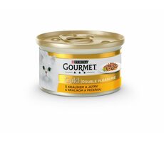 PURINA Gourmet Gold Kaninchen+Leber 85g / Dose für Katzen