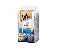 Sheba Fresh & Fine Fish Selection 6er Pack 300g / Beutel für Katzen