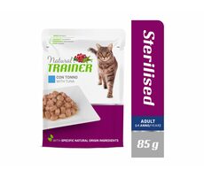 Natural Trainer Cat STERILISED Thunfisch 85 g / Beutel für Katzen