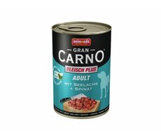 Animonda GranCarno Adult Dosenfutter für Hunde Lachs+Spinat 800g
